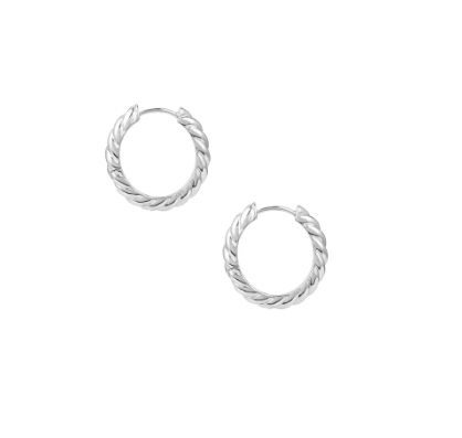 She's Spicy Huggie Earring in Silver