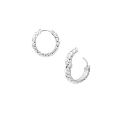 She's Spicy Huggie Earring in Silver