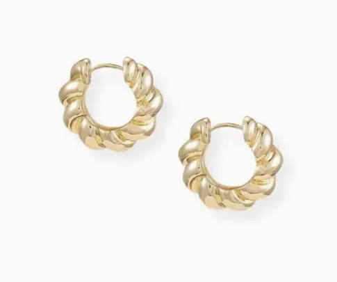 Heritage Mini Hoop Earring in Gold