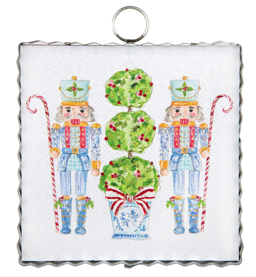 Blue Nutcracker Charm