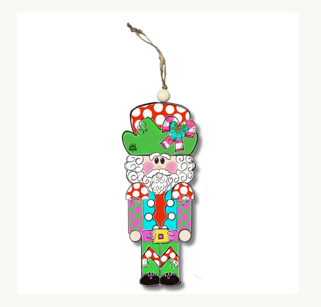 Candy Cane Solider Ornament