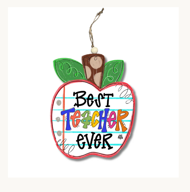 Teacher Apple Ornament