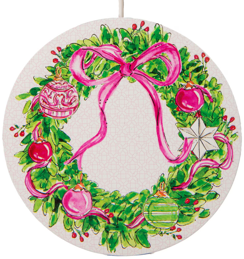 Pink Wreath Ornament