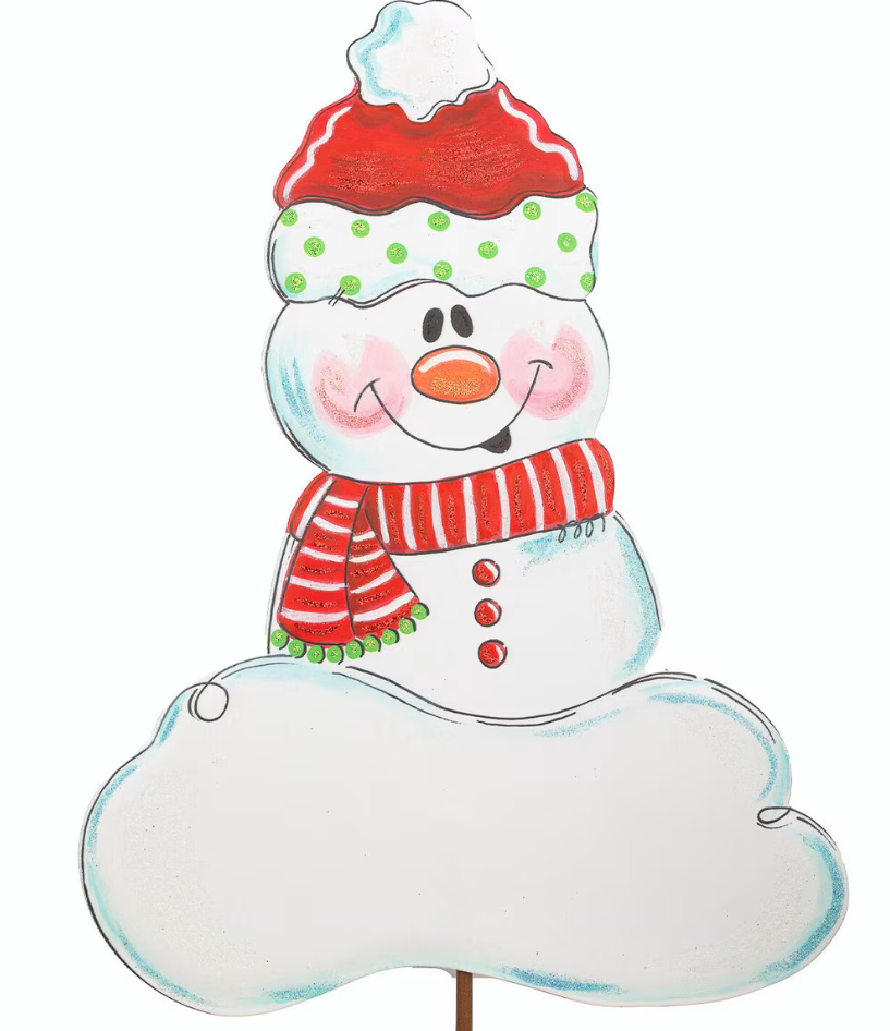 Red Scarf Snowman
