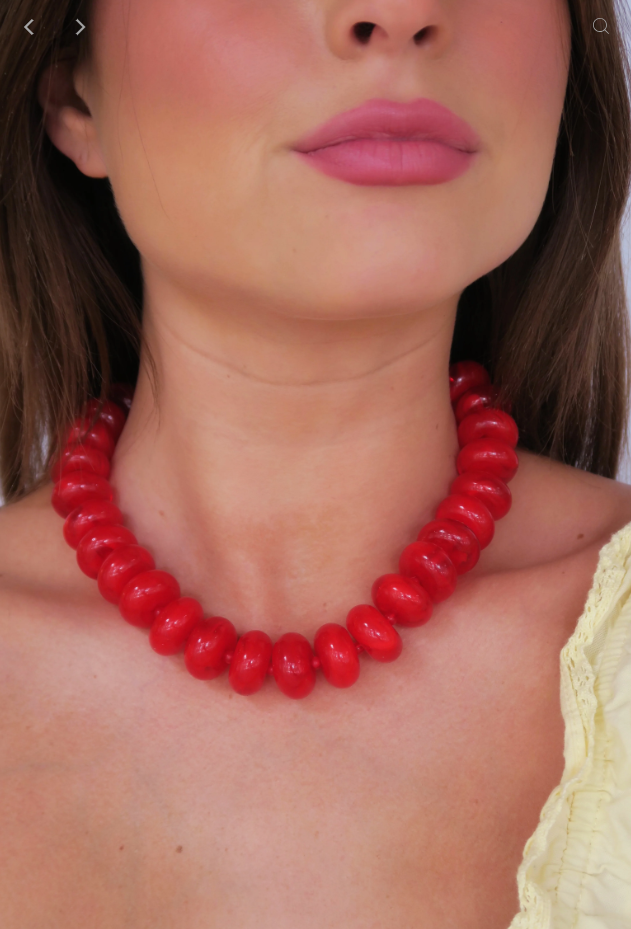 Catalina Collar in Red