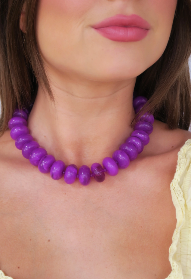 Catalina Collar in Purple
