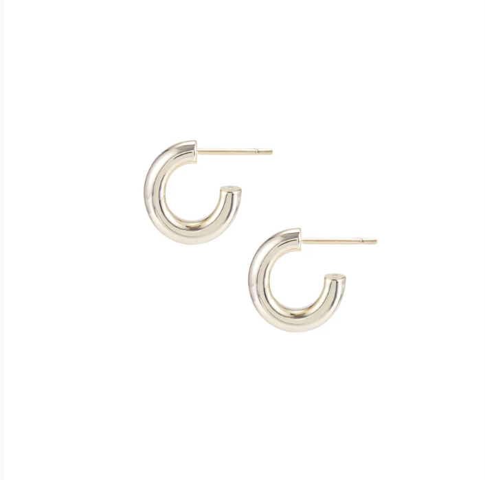 Just Dance Mini Hoop Earrings in Gold
