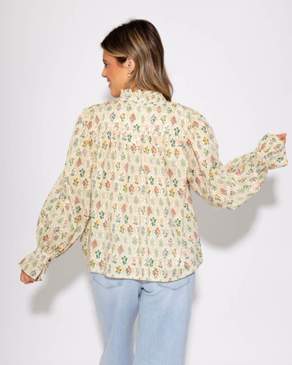 Garden Party Puff Sleeve Top