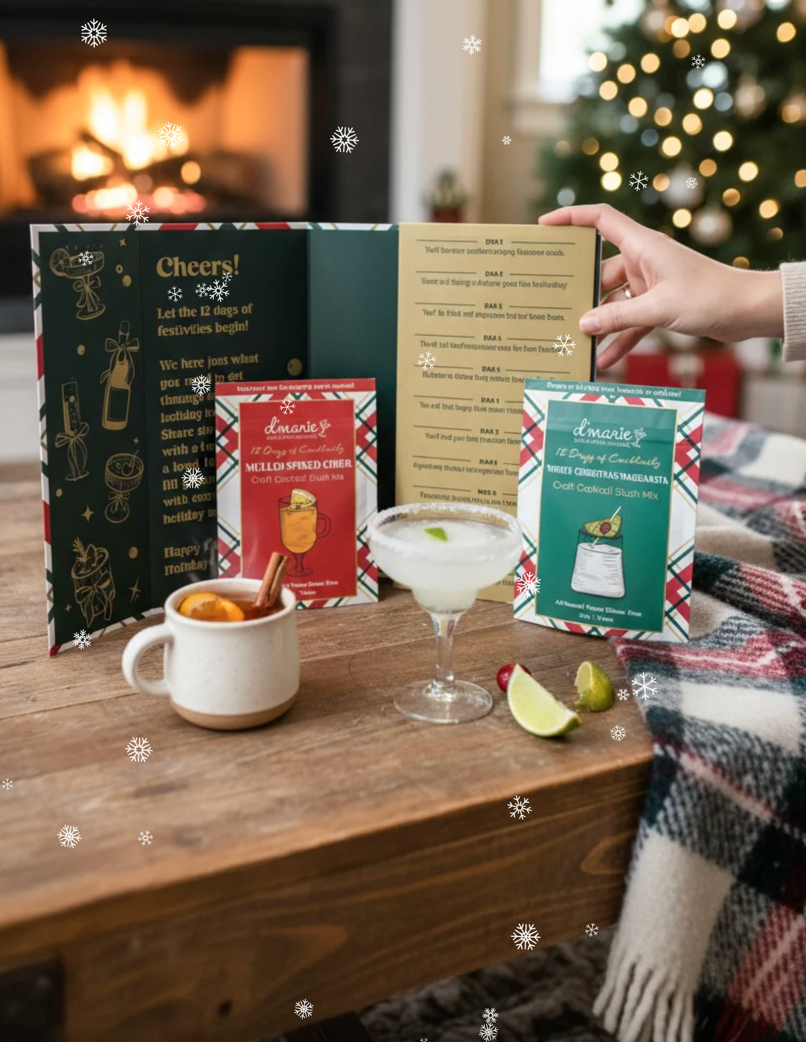 D'Marie Holiday Cocktail Advent Set