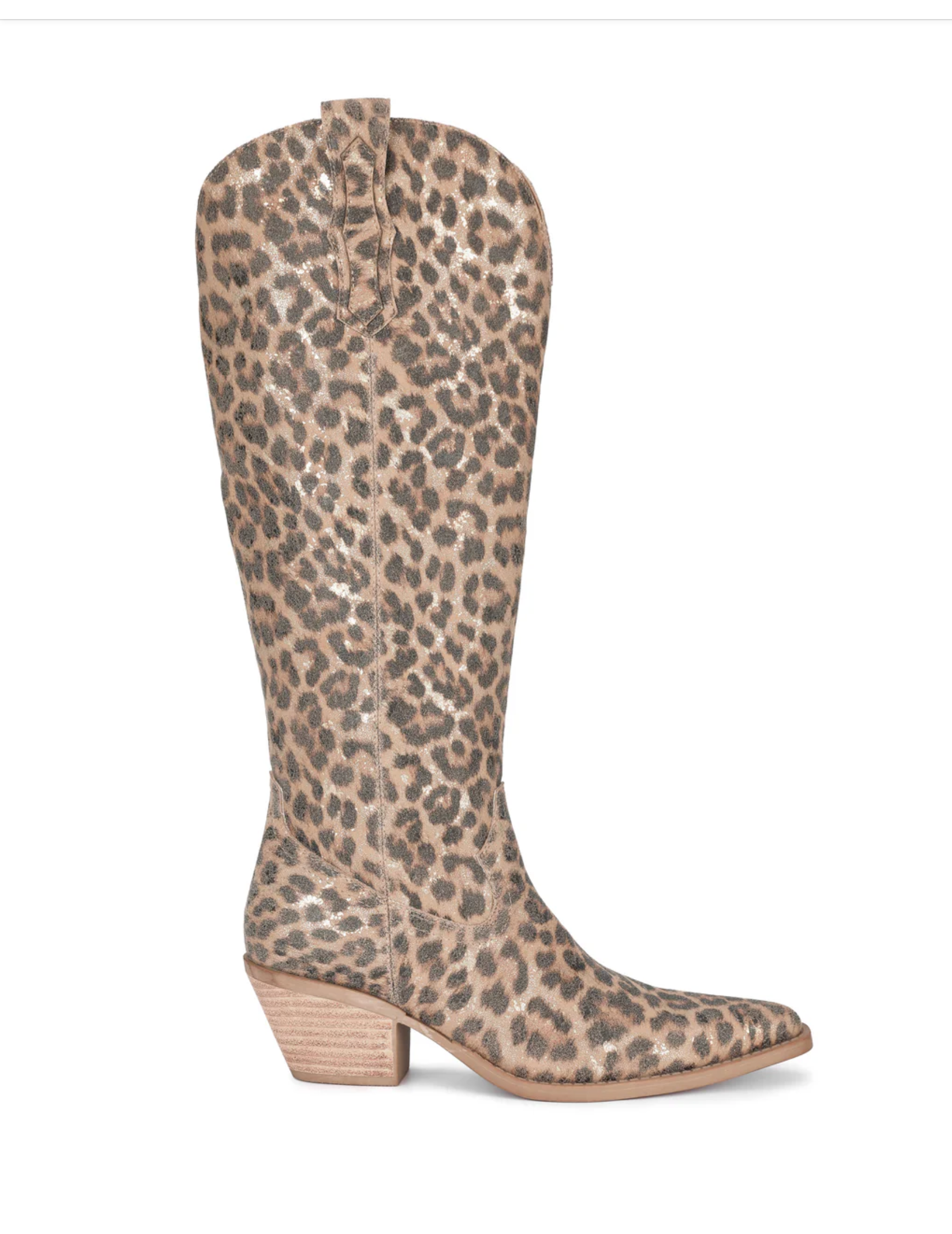 Tess Classic Western Boots in Leopard
