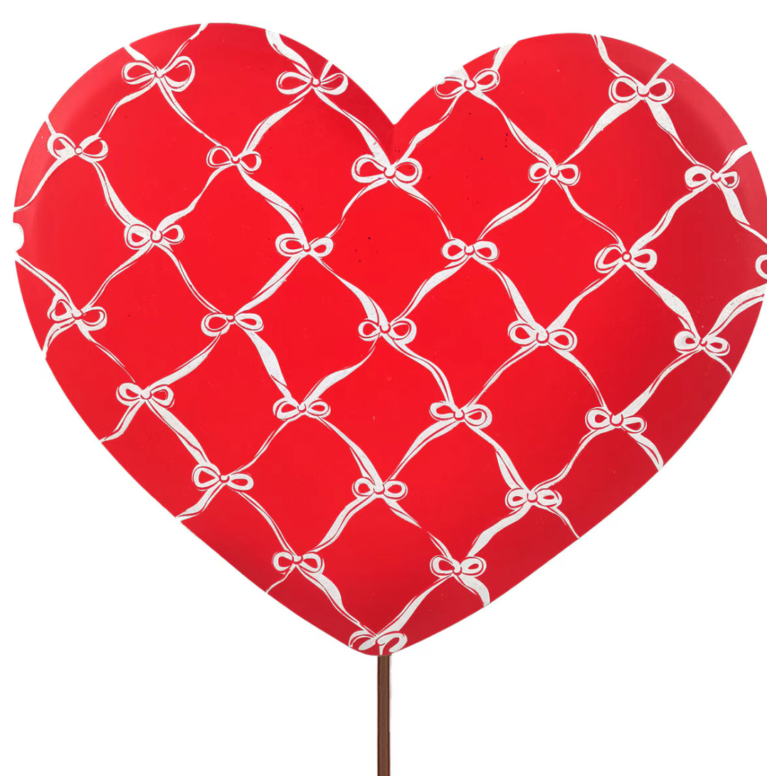 Heart With Bow Lattice