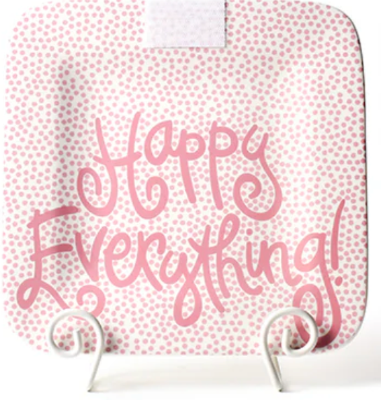 Pink Small Dot Mini Happy Everything Platter