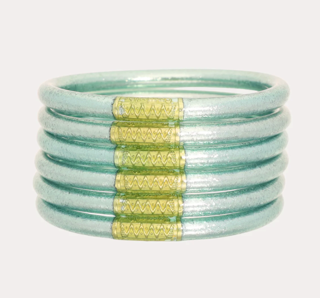 Mint All Weather Bangles® (AWB®) - Set of 6
