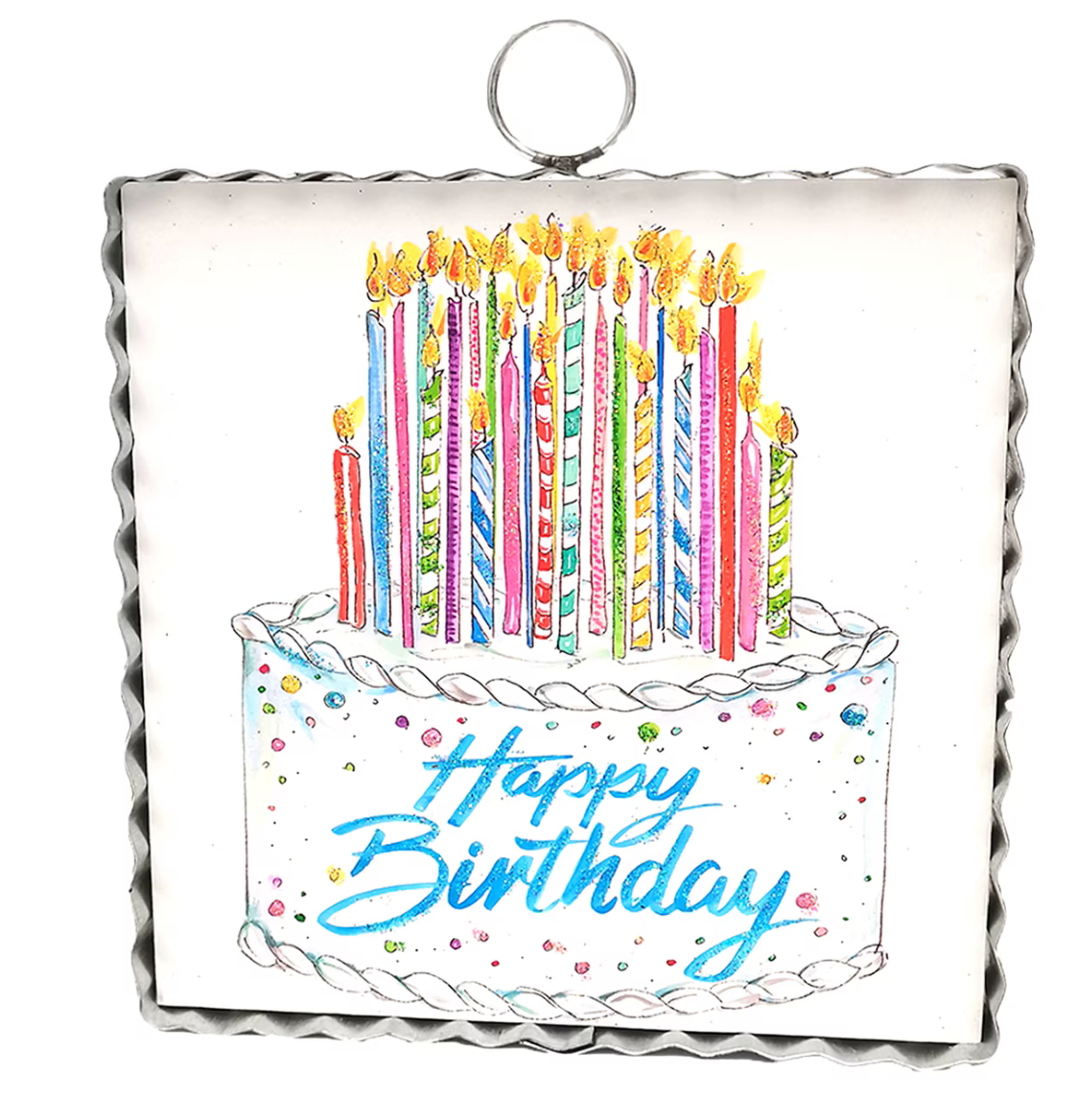 Happy Birthday Cake Charm