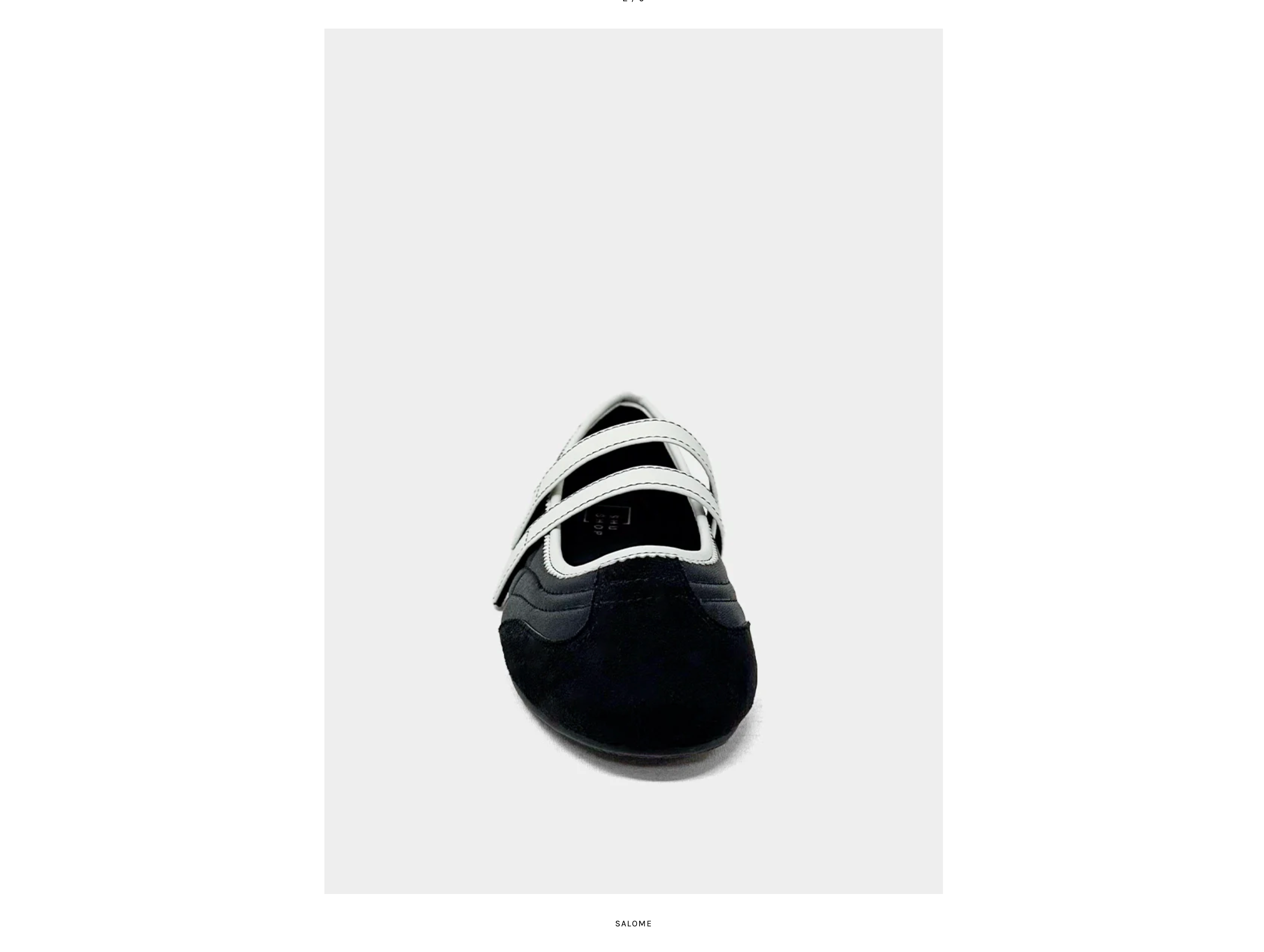 Salome "Sneakerina" Flat in Black