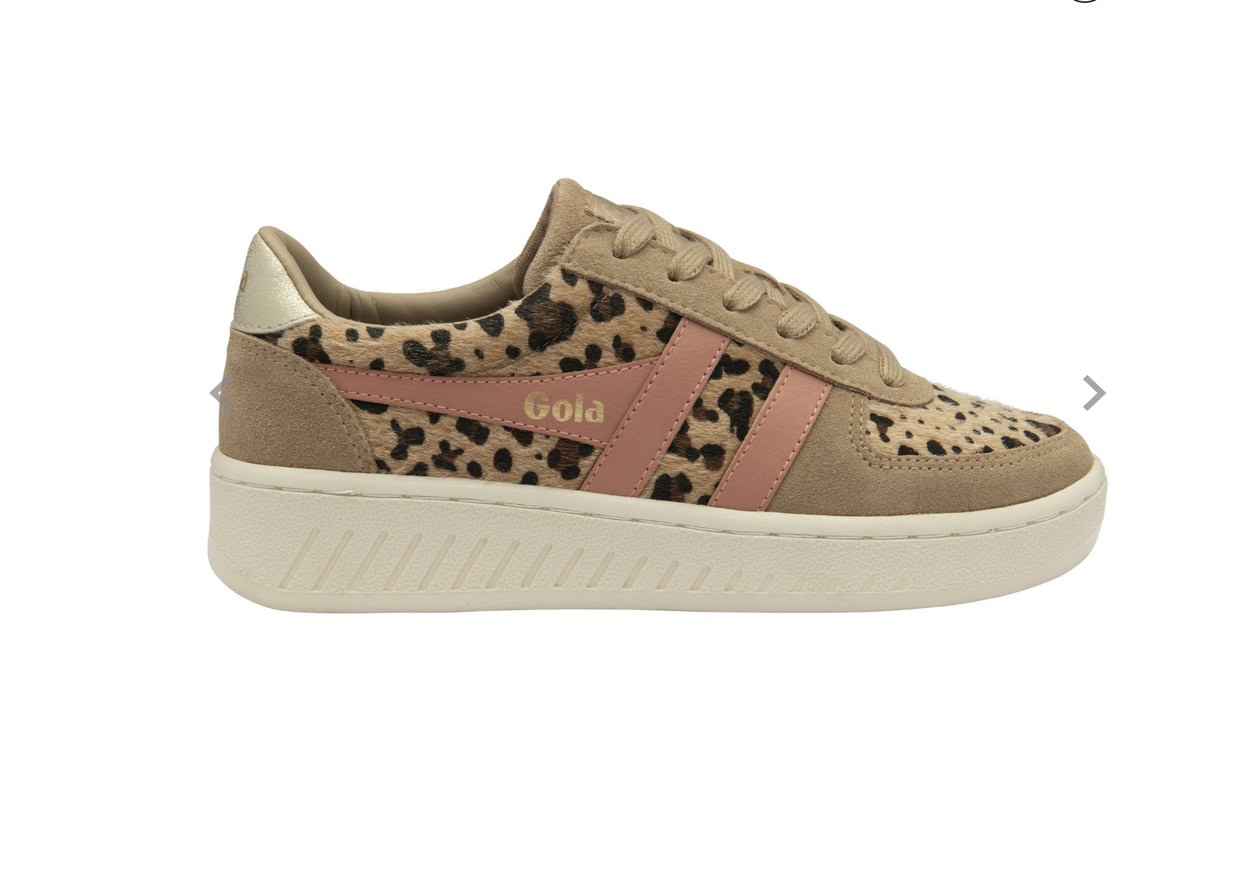 Gola Grand Slam Sneakers in Leopard/Caramel/Terracotta