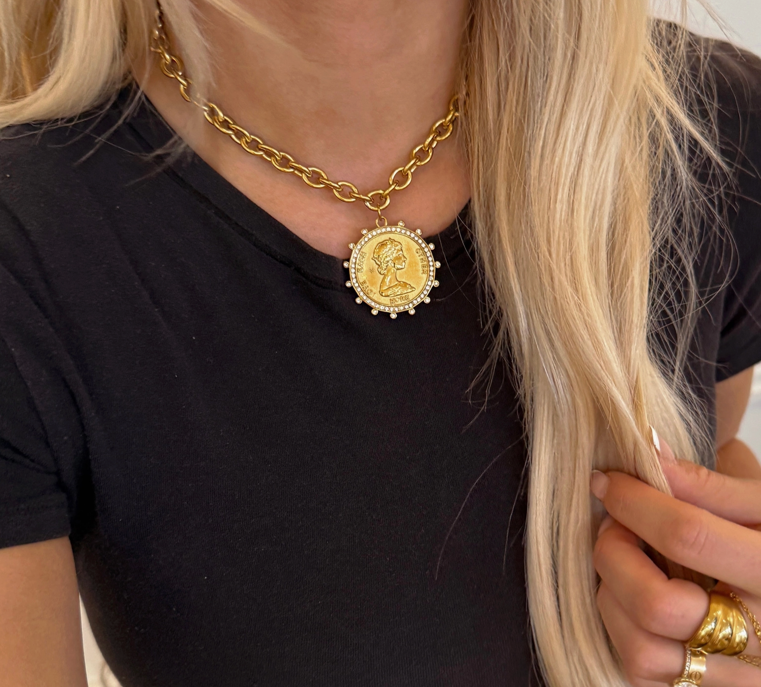 Small Coin Necklace