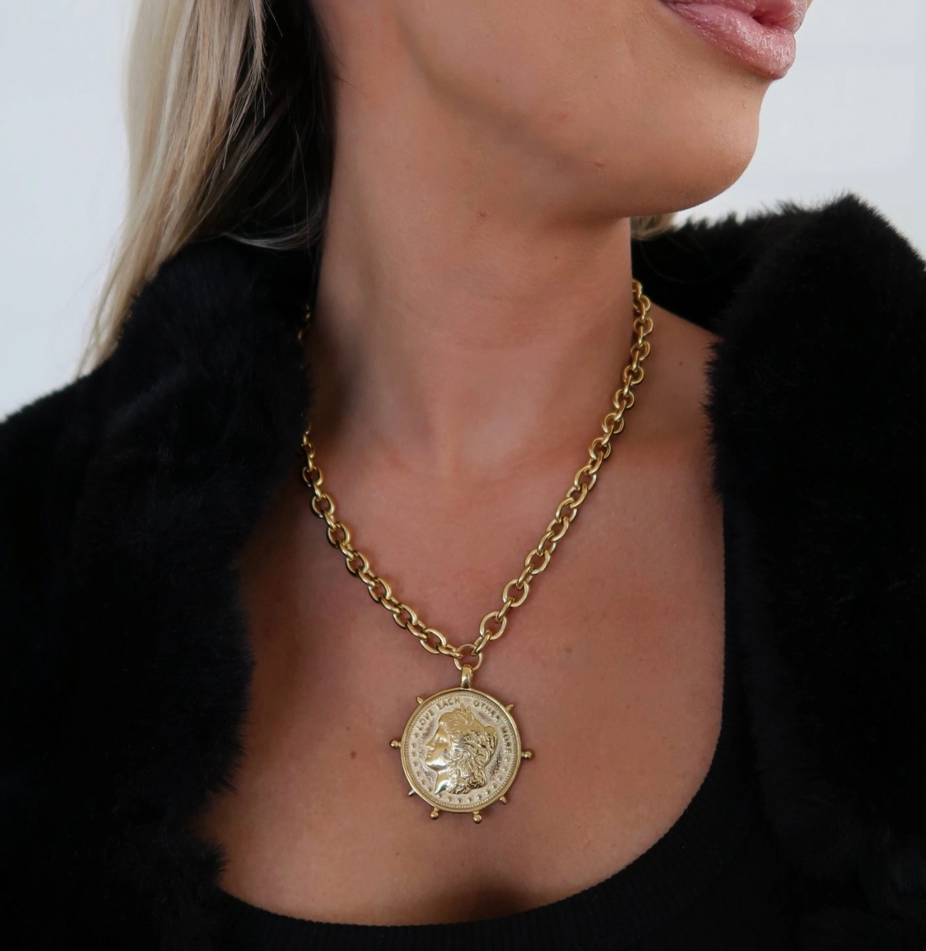 Gold Coin Necklace