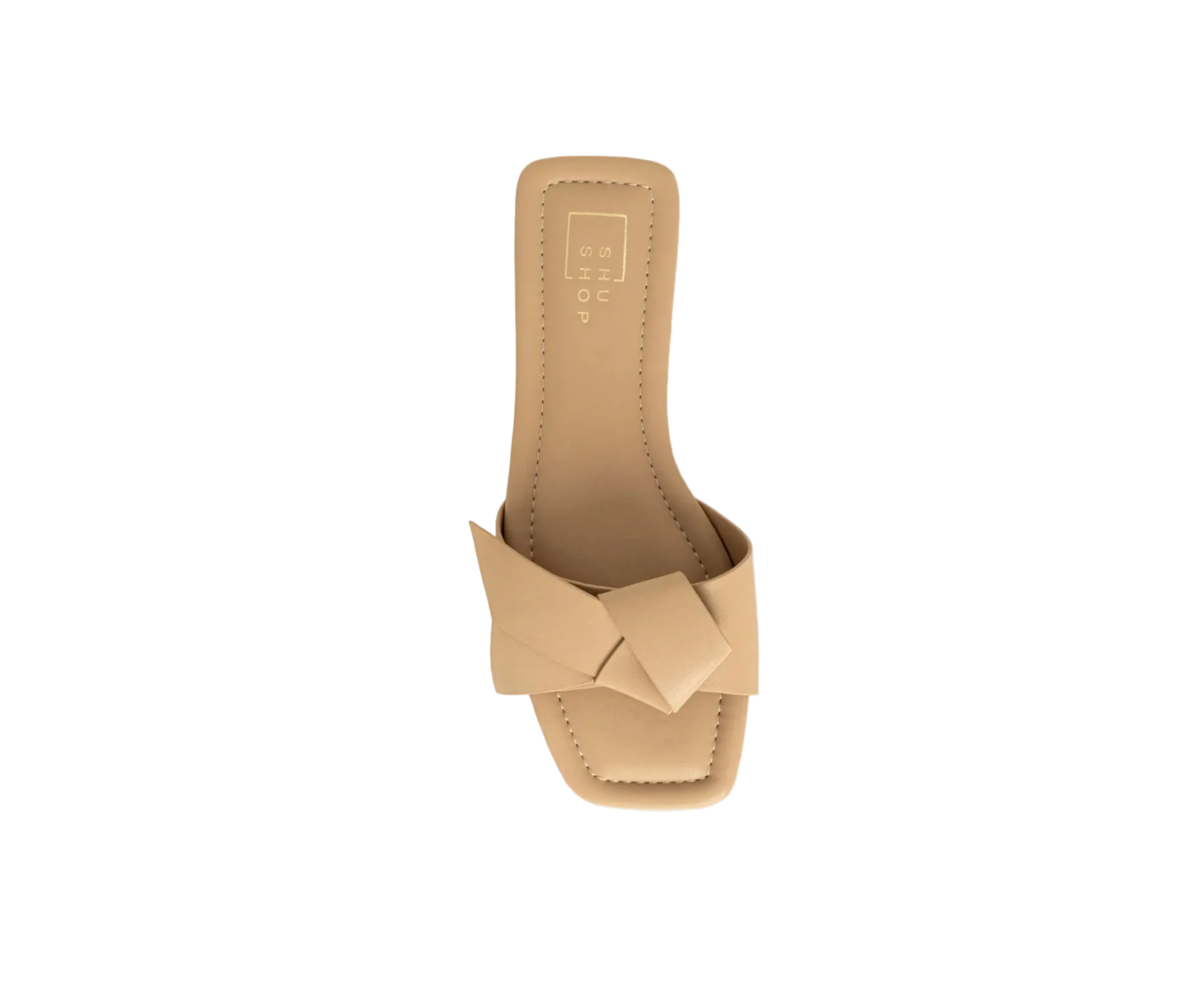 Diana Flat Sandal in Taupe