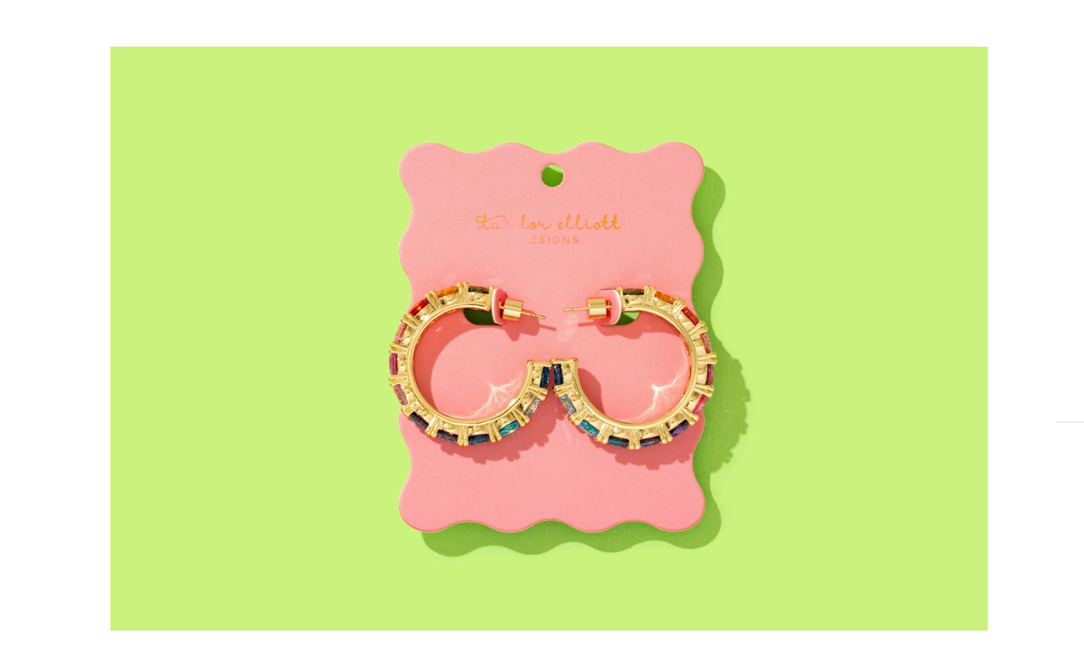 Elise Colorful Hoops
