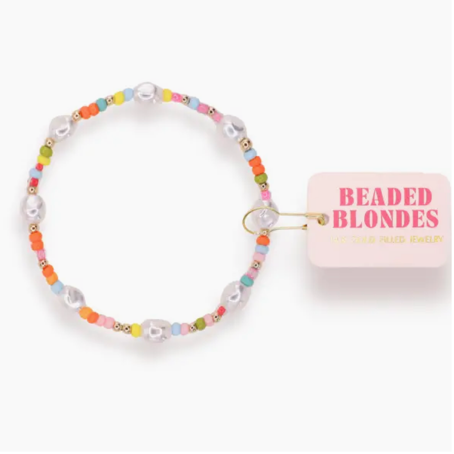 Snowcone Sprinkle Pearl Bracelet