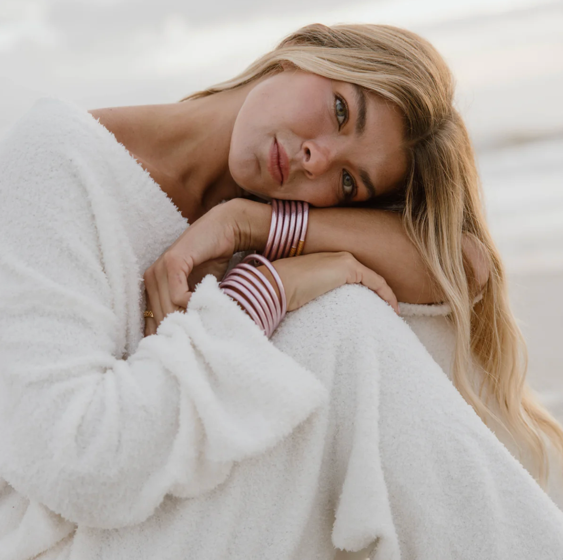 Ice Rose All Weather Bangles® (AWB®) - Set of 6