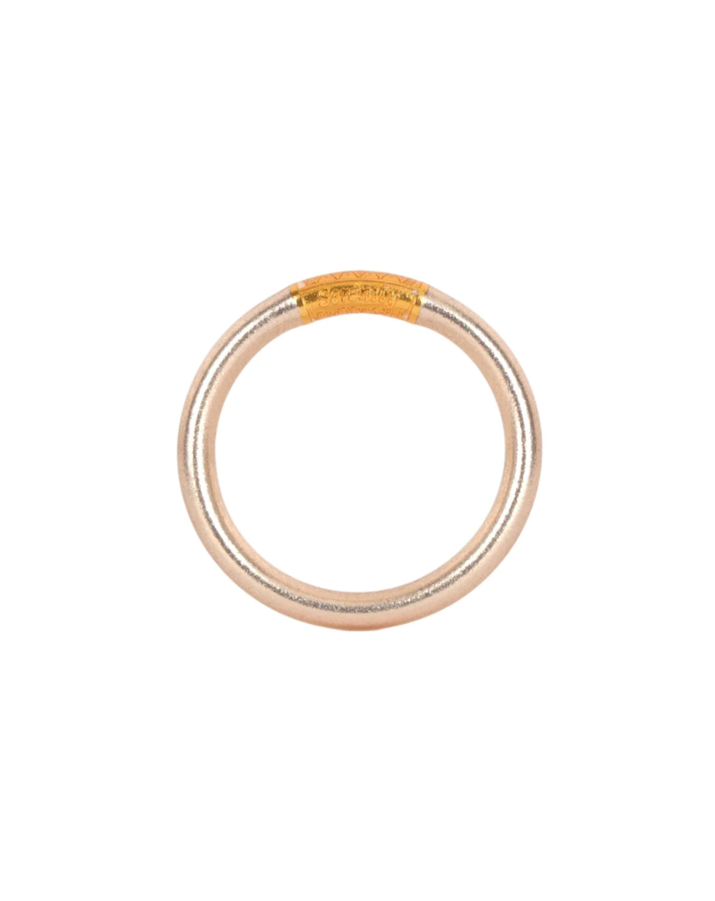 Champagne Tzubbie All Weather Bangle® (AWB®) - Serenity Prayer