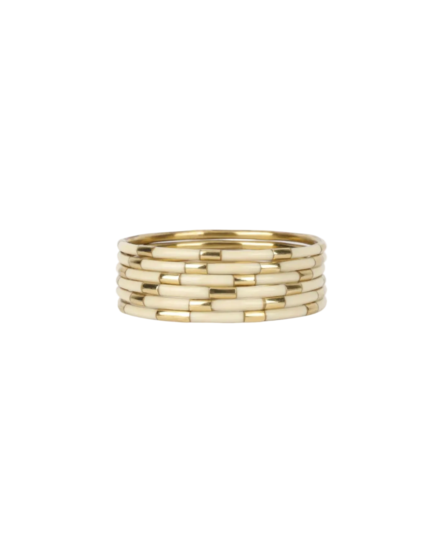Veda Bangles - Set of 6 - Ivory
