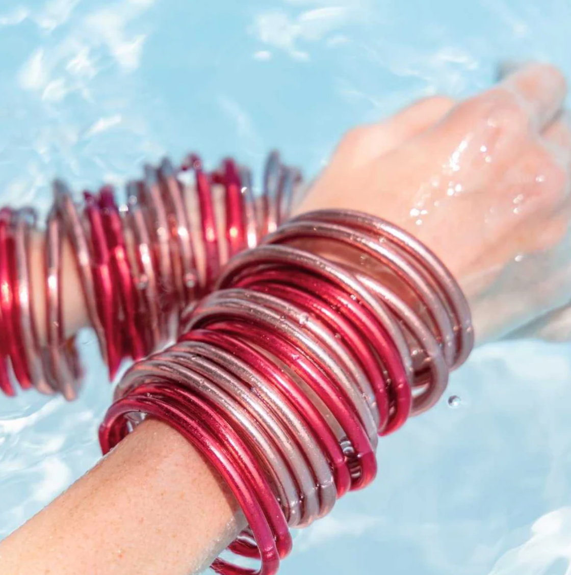 Pink All Weather Bangles® (AWB®) - Serenity Prayer