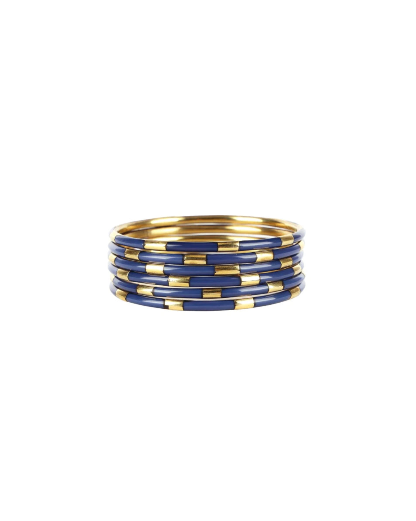 Veda Bangles - Set of 6 - Navy