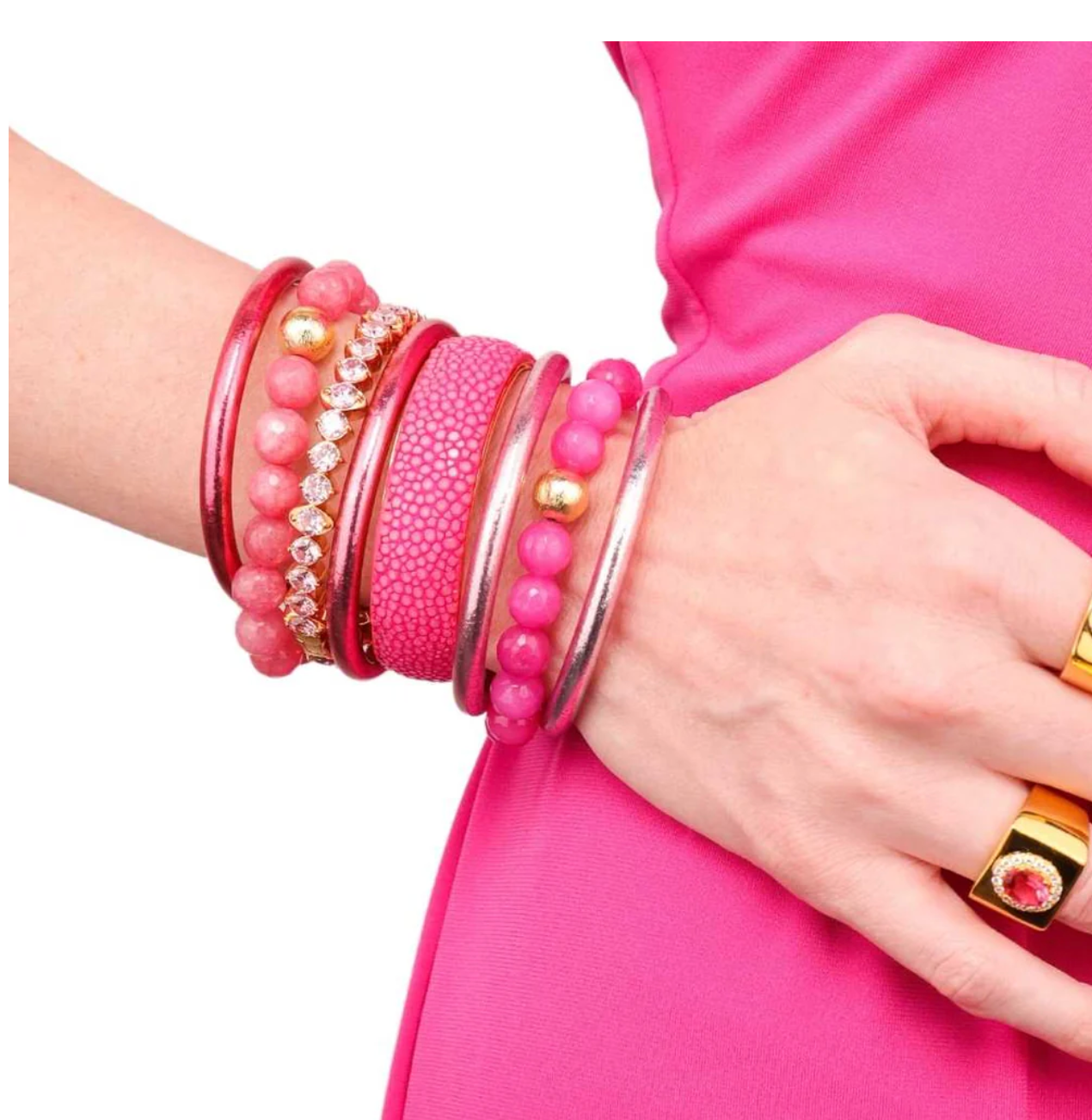 Bianca Bracelet in Pink