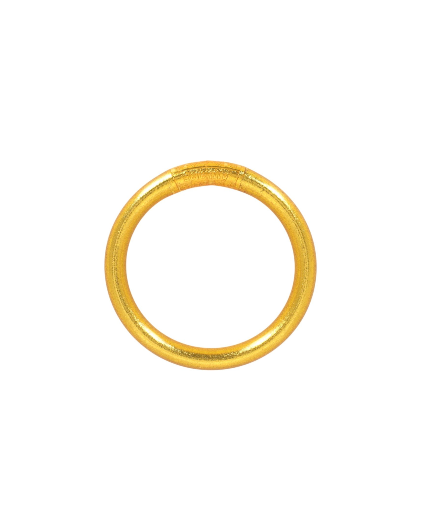 Gold Tzubbie All Weather Bangle® (AWB®) - Serenity Prayer