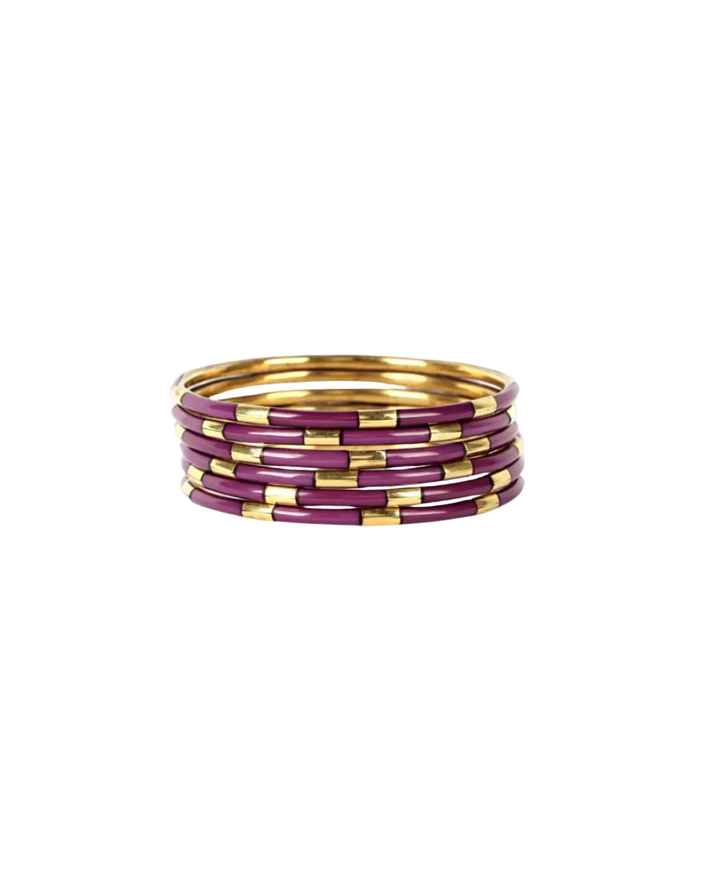 Veda Bangles - Set of 6 - Amethyst