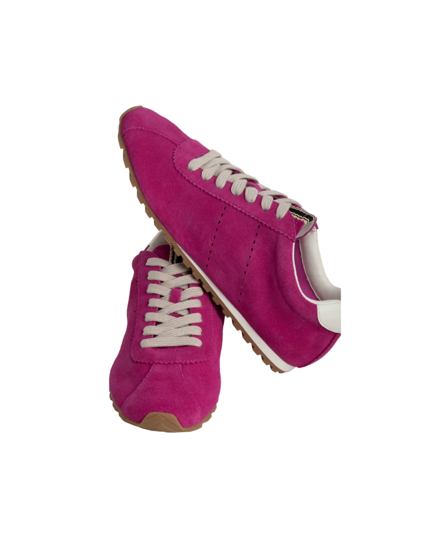 Priscilla Sneaker in Fuchsia Suede