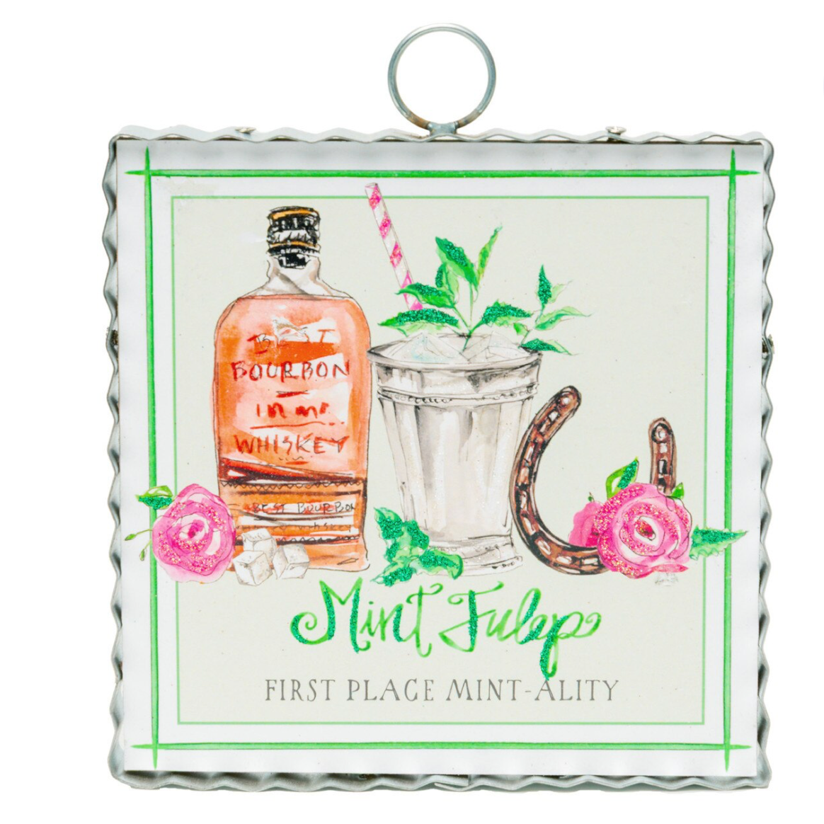 "Mint Juleps" Charm