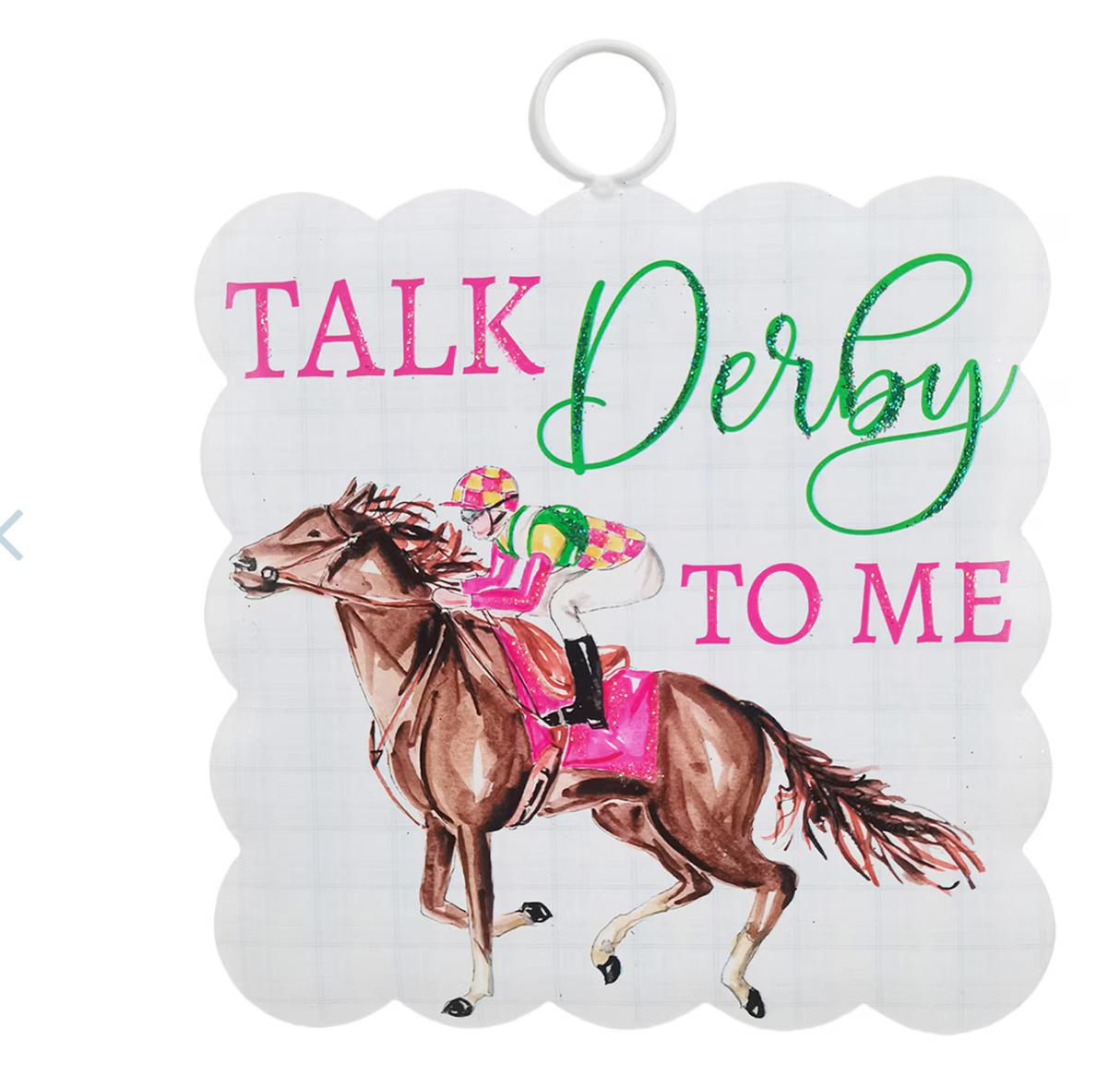 "Talk Derby To Me" Charm