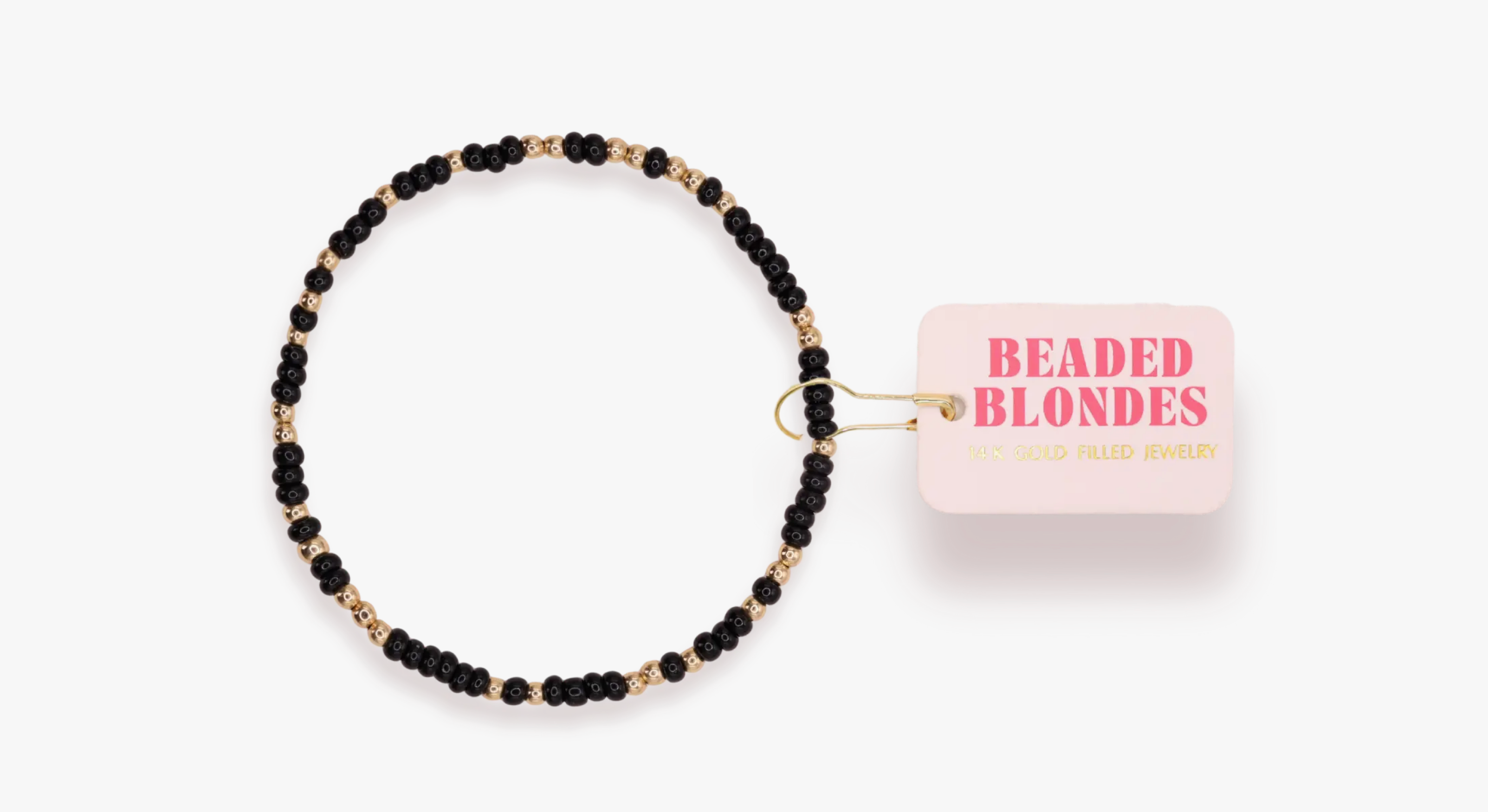 Black Sprinkle Bracelet