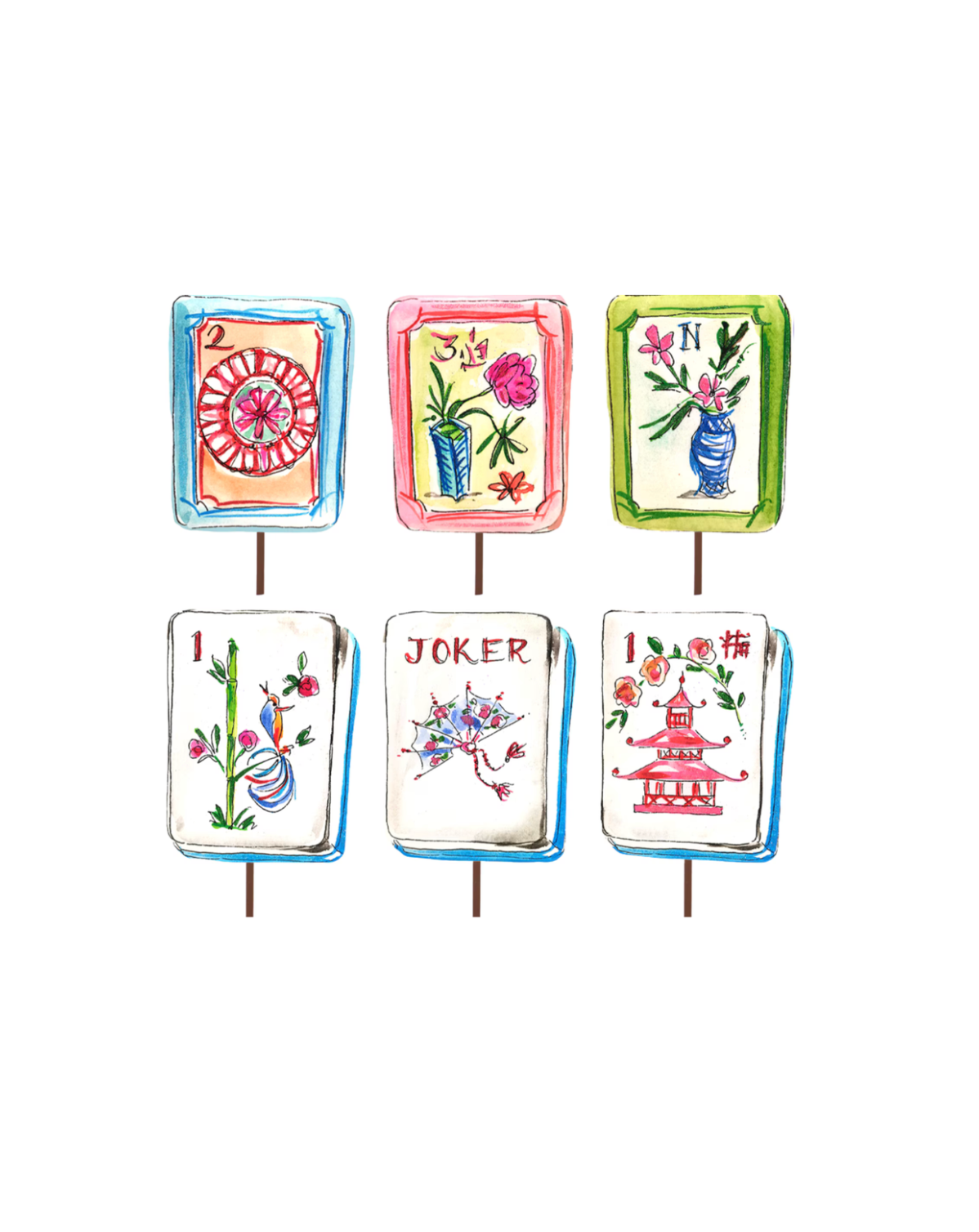 Mahjong Tiles Stake