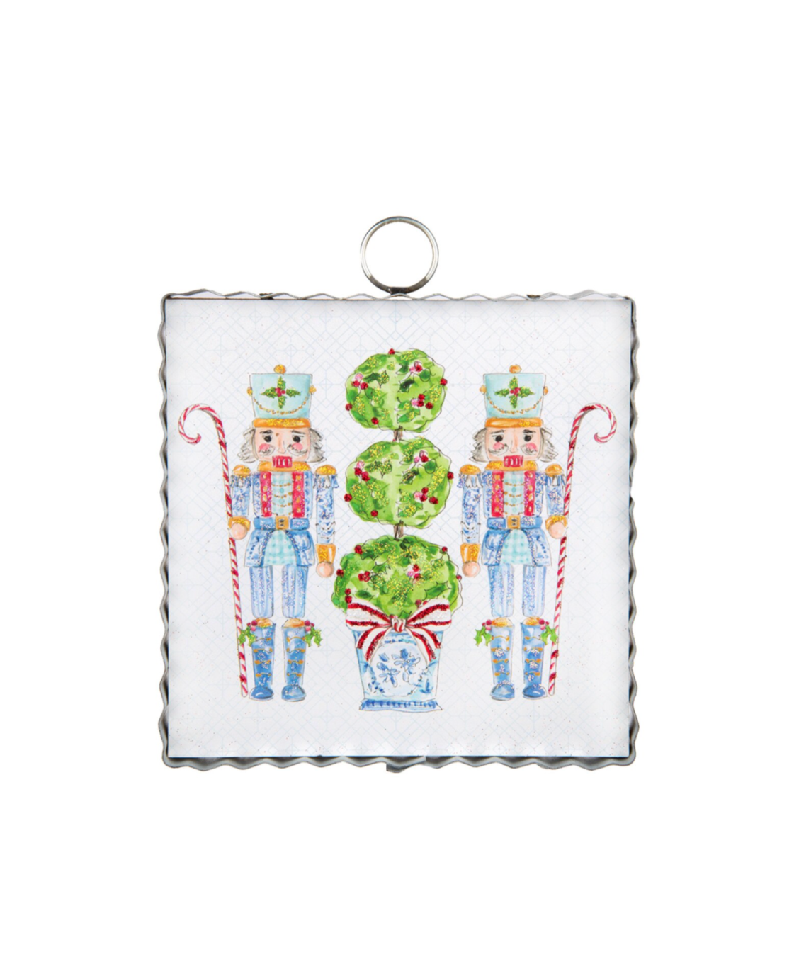 Blue Nutcracker Charm