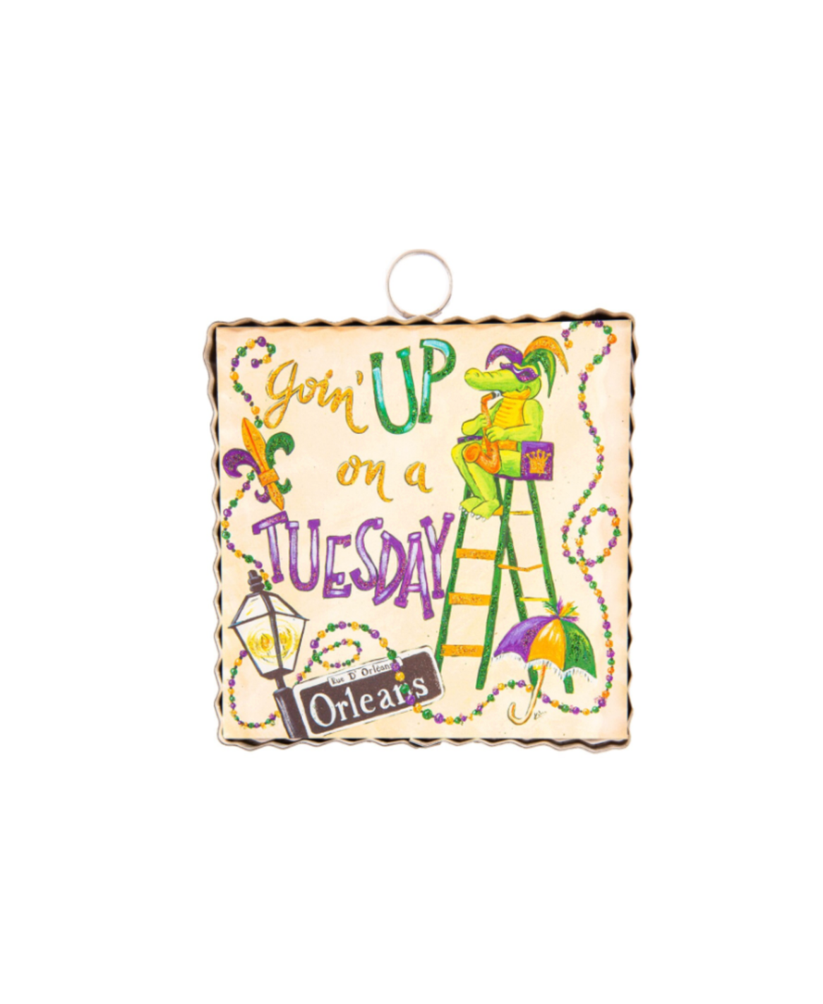 Mini Mardi Gras Parade Print Charm