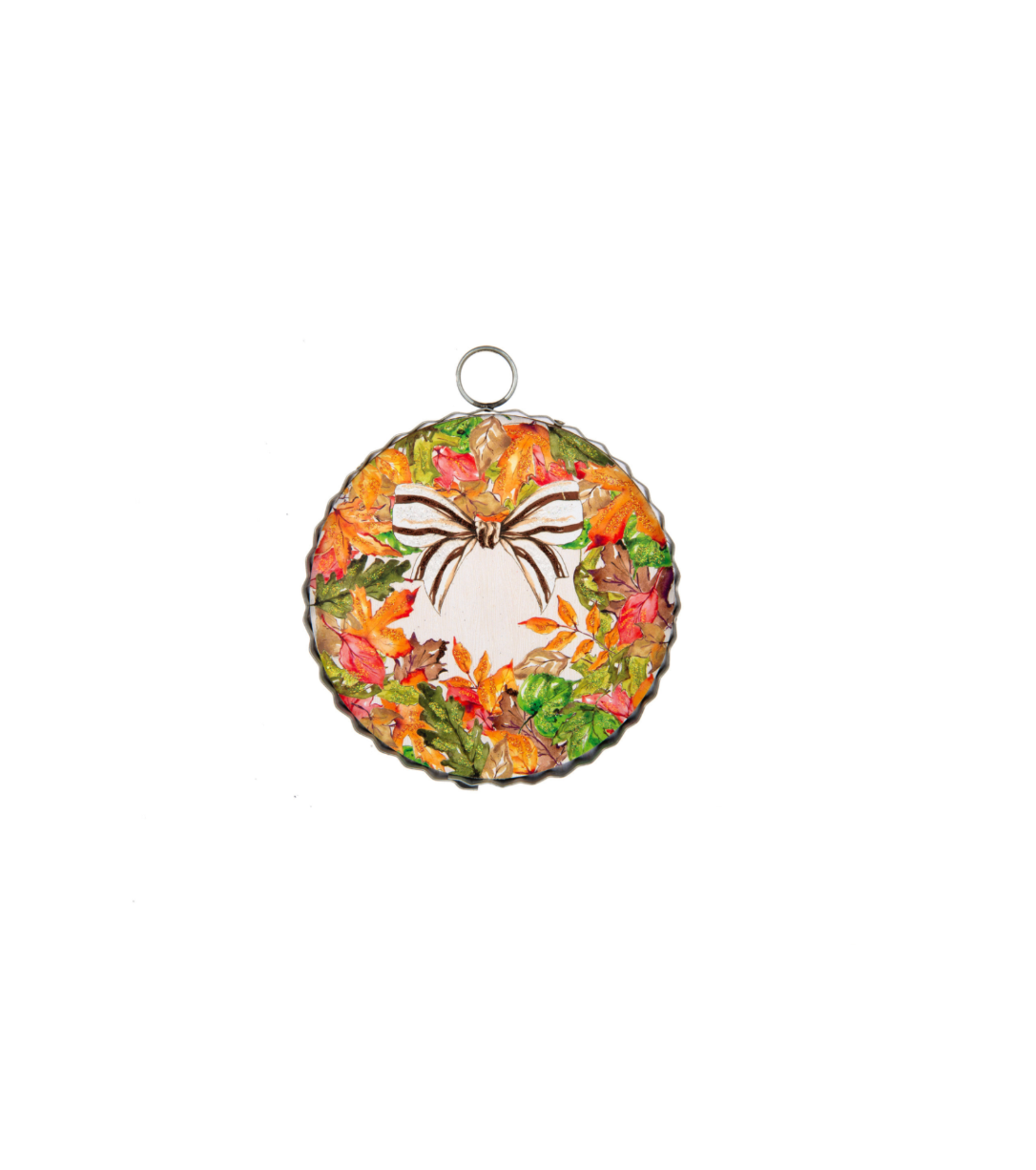 Mini Fall Wreath Charm