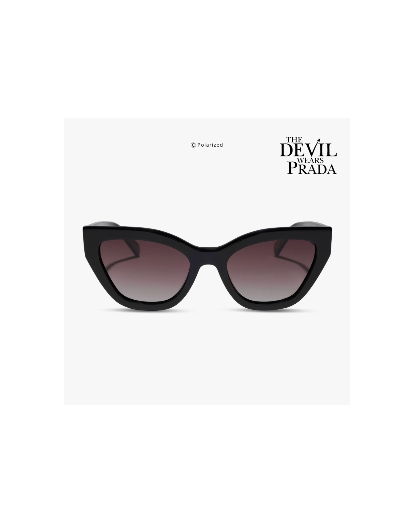 Emily- Black Brown+ Polarized Sunglasses