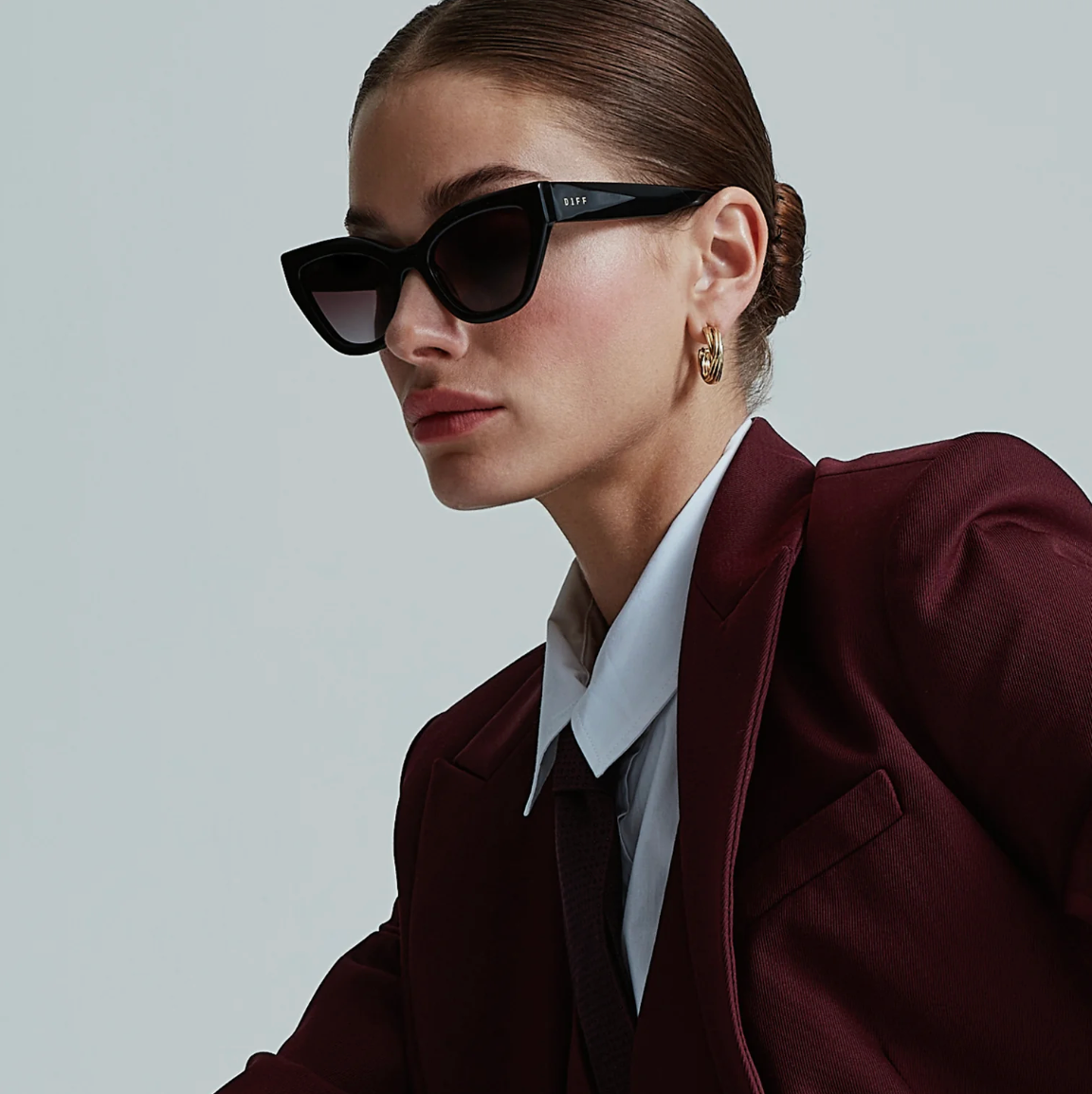 Emily- Black Brown+ Polarized Sunglasses
