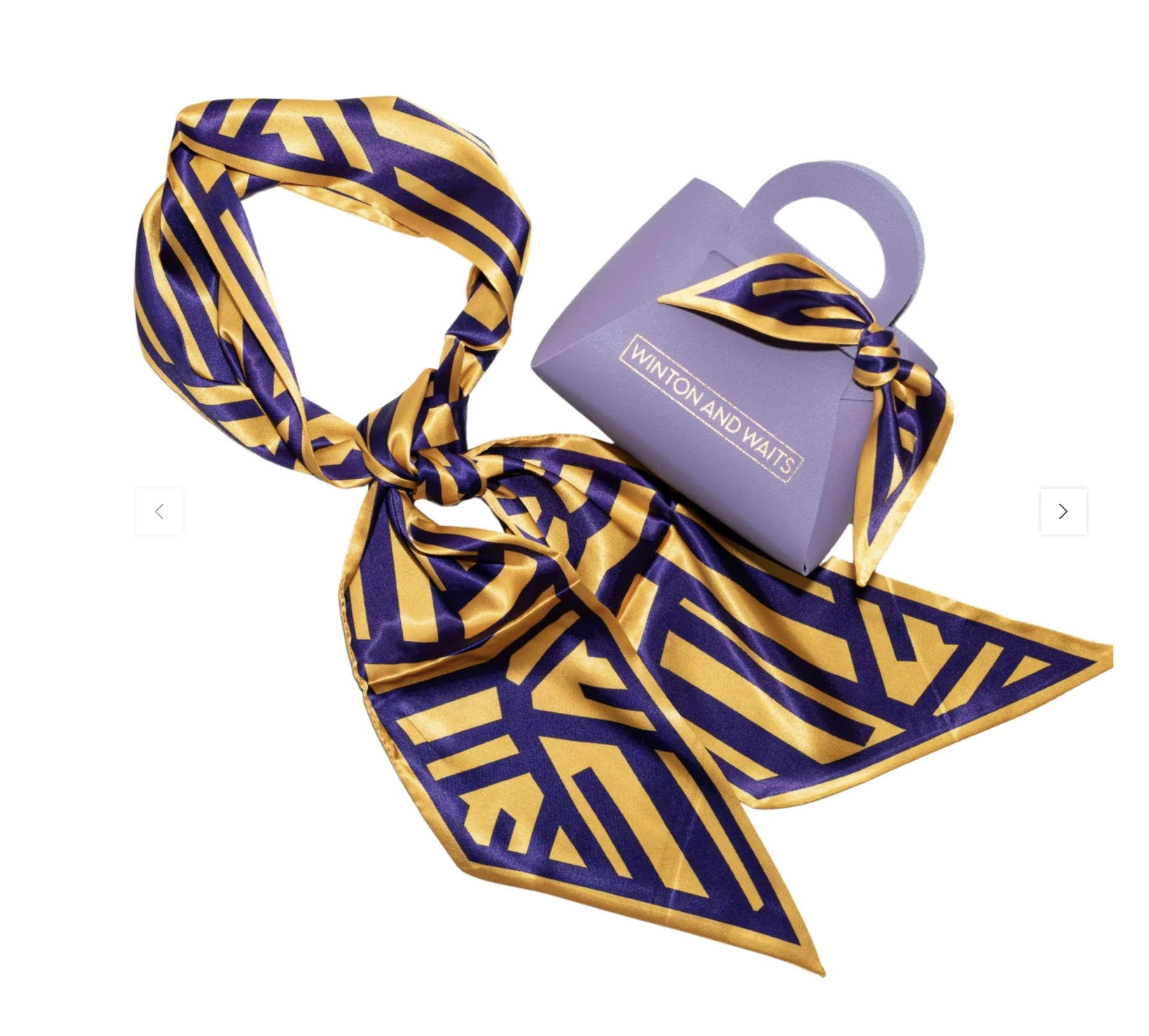 Game Day Accessory Scarf - Purple & Gold