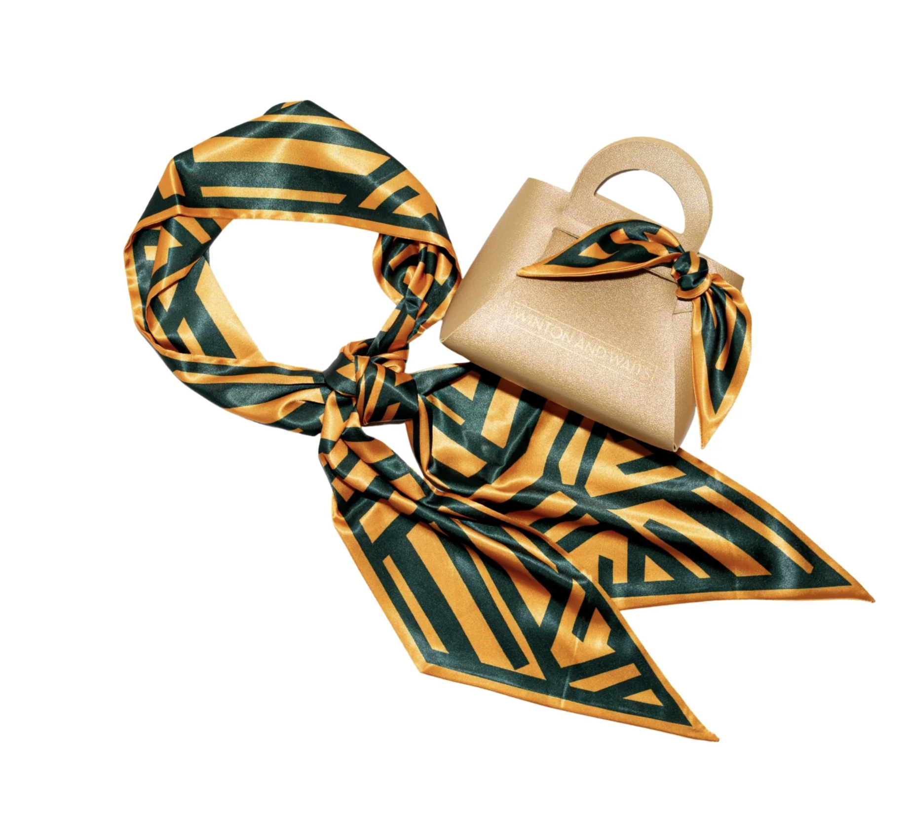 Game Day Accessory Scarf - Green & Gold