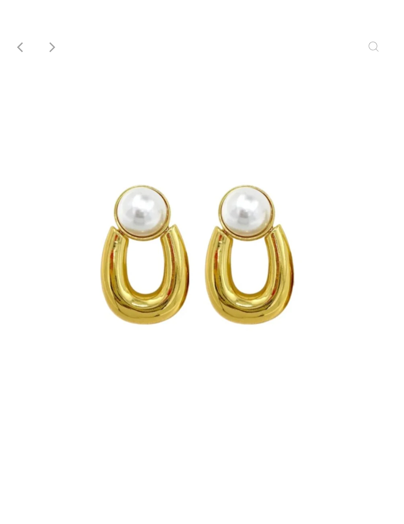 Uptown Pearl Drop Earrings