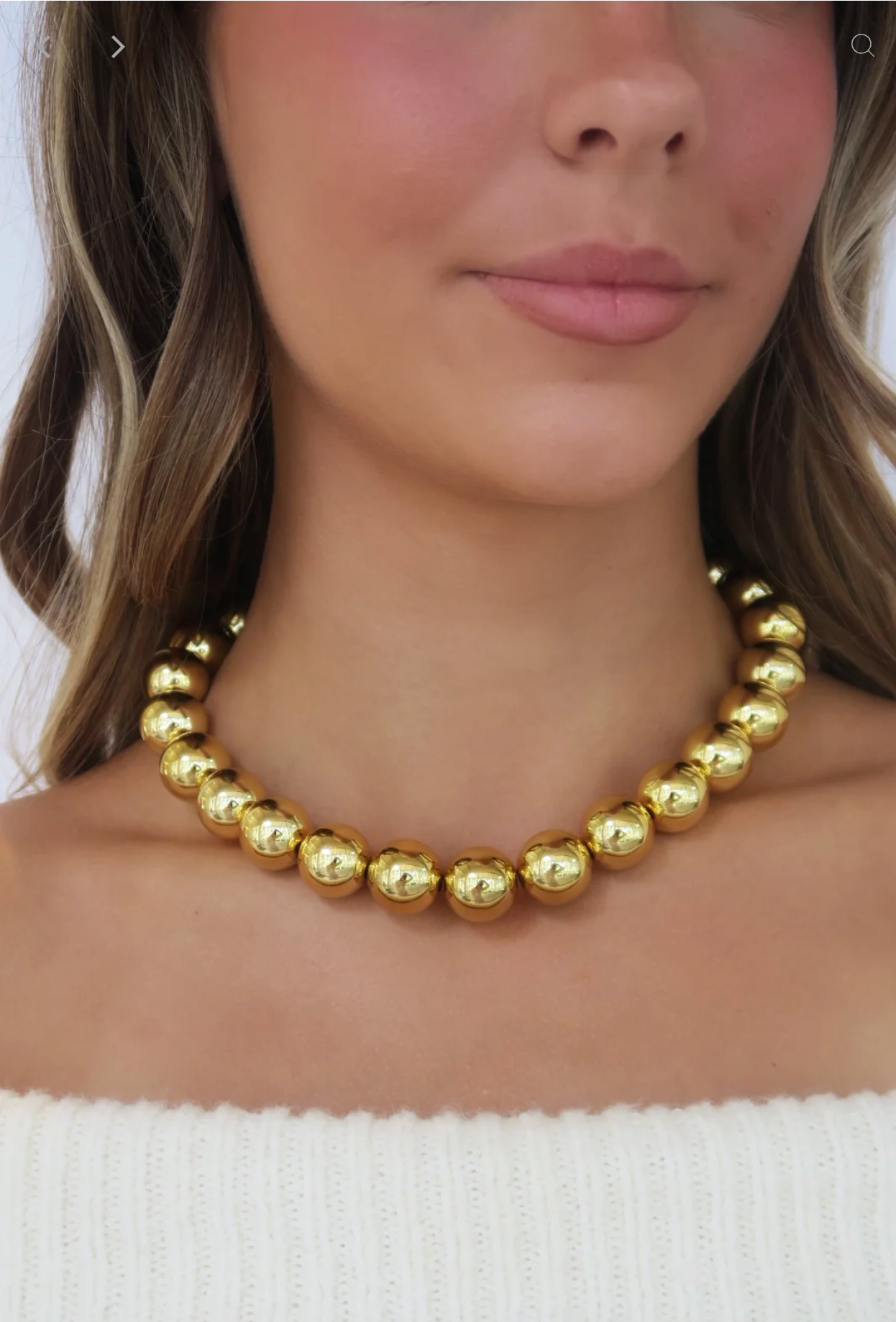 Barbados Collar in Gold