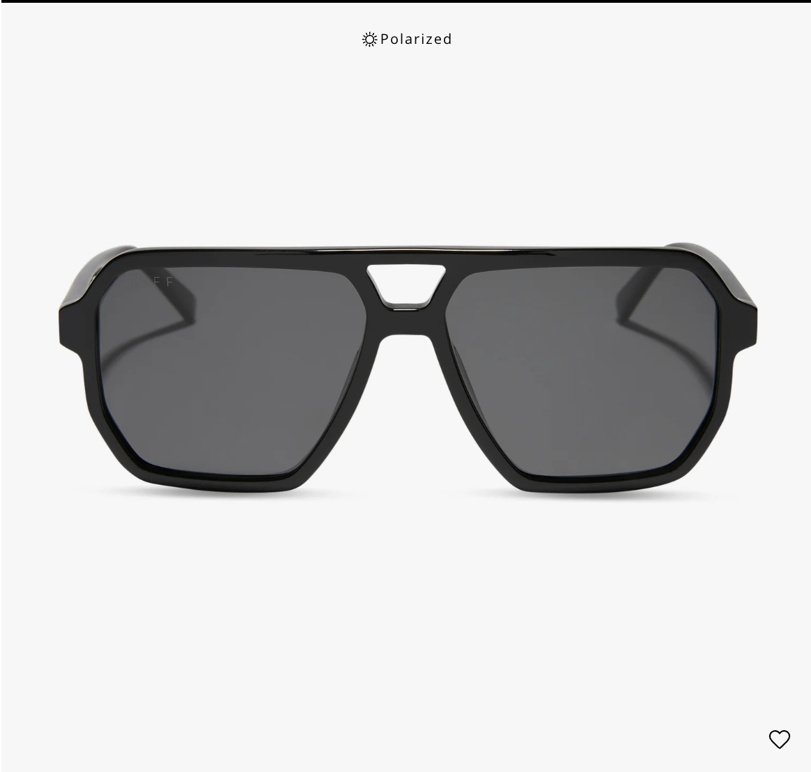 Cameron- Black + Grey Polarized