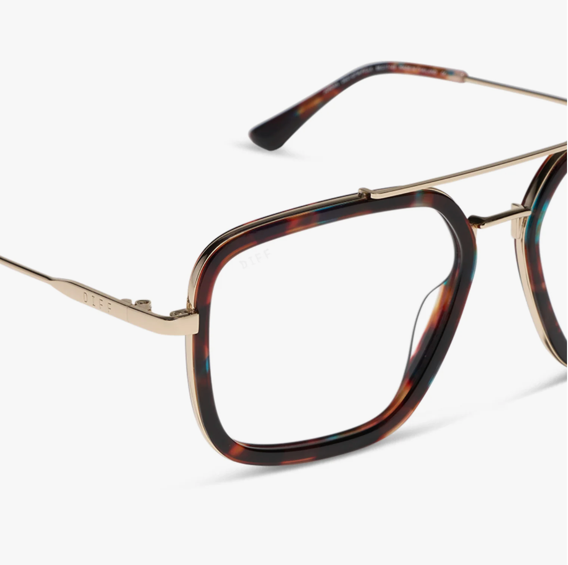 Jordan- Confetti Tortoise+ Blue Light