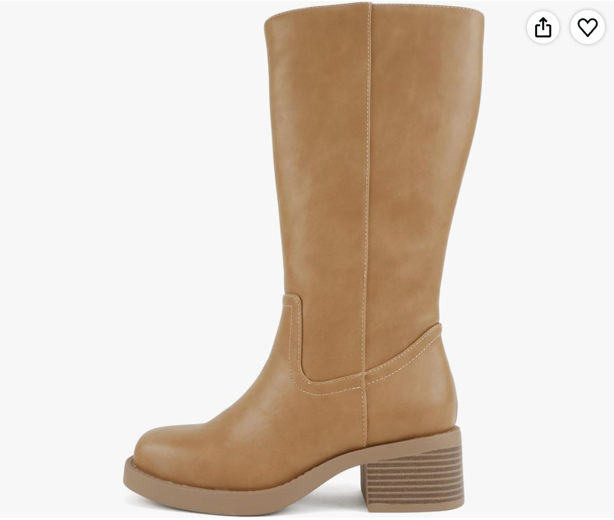 Square Toe Platform Boots